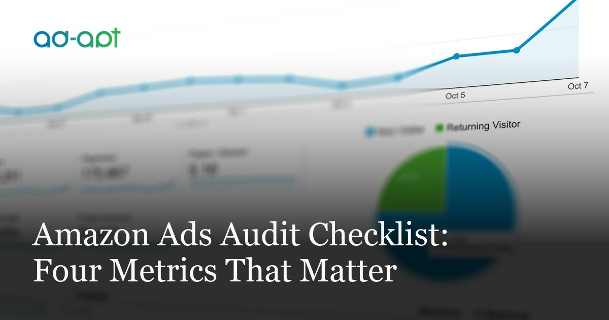 Amazon Ads Audit Checklist: Four Metrics That Matter