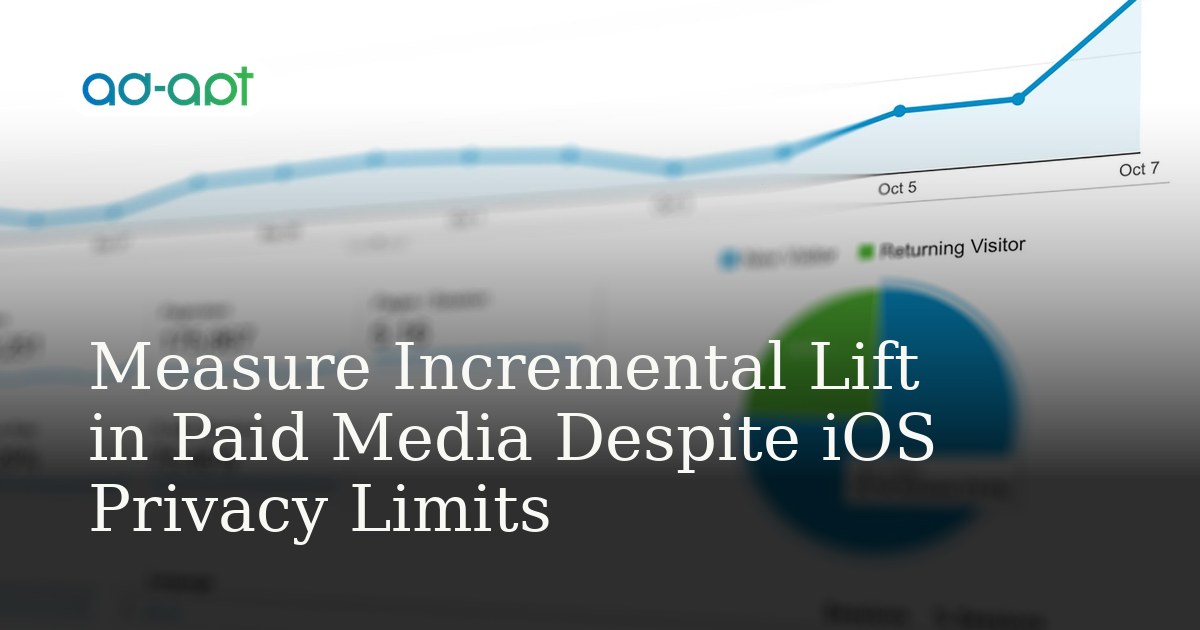 Measure Incremental Lift in Paid Media Despite iOS Privacy Limits