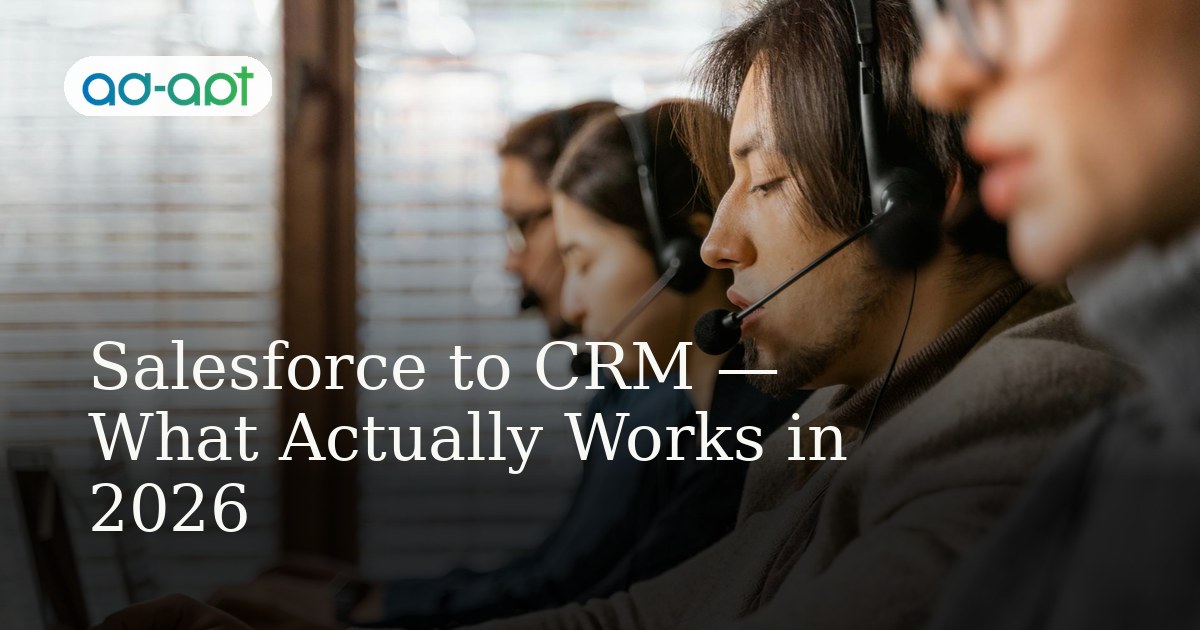 Salesforce to CRM — What Actually Works in 2026