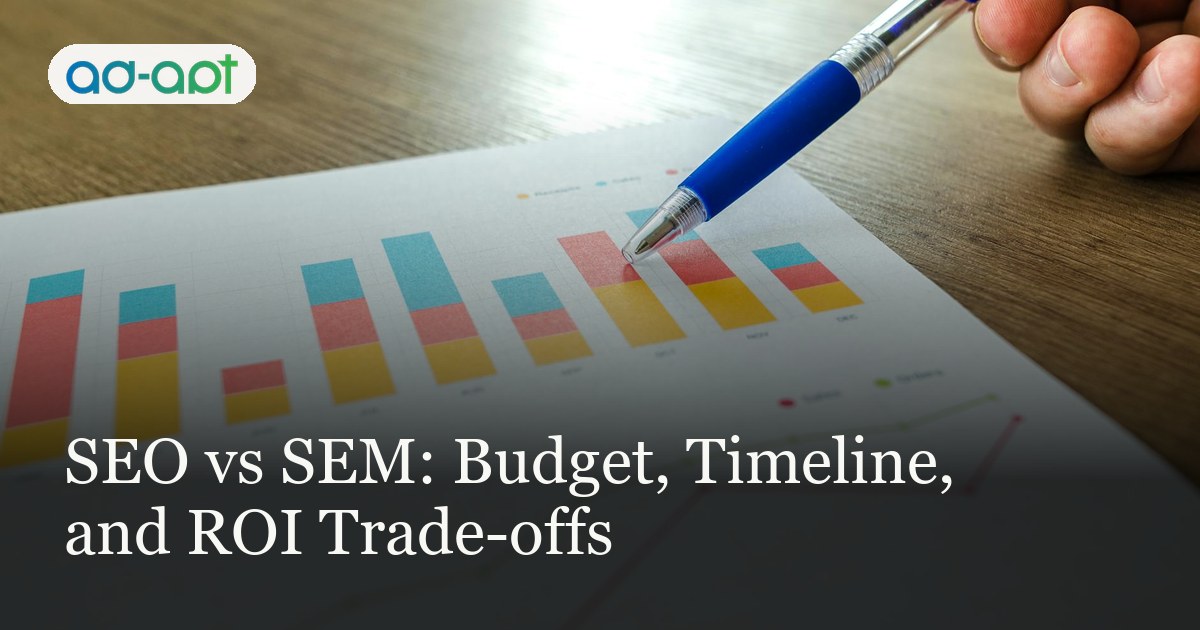 SEO vs SEM: Budget, Timeline, and ROI Trade-offs